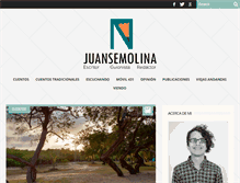 Tablet Screenshot of juansemolina.com